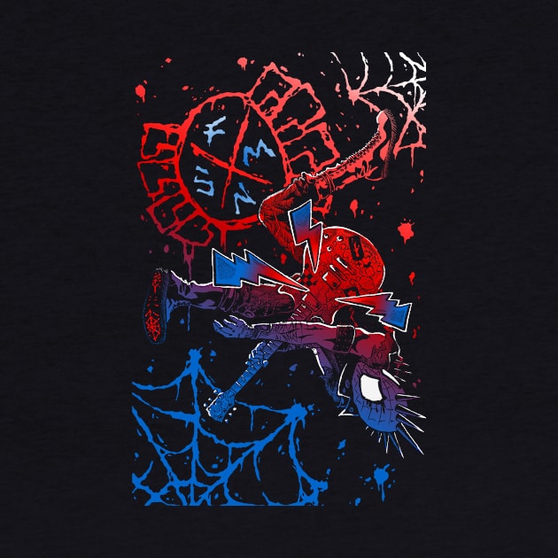 spider punk spiderpunk spiderman hobie brown by JonathanGrimmArt